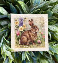 Load image into Gallery viewer, Vintage Postcard Bunny Canvas - 2 Sizes