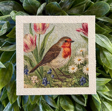 Load image into Gallery viewer, Vintage Postcard Bird Canvas - 2 Sizes