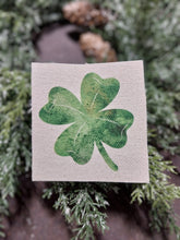 Load image into Gallery viewer, Watercolor Shamrock Canvas Print
