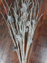 Load image into Gallery viewer, Snowy Birch Twig Spray