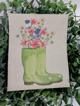 Load image into Gallery viewer, Green Rainboots Canvas Print