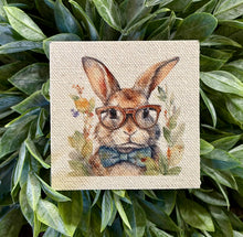 Load image into Gallery viewer, Rabbit w/ Glasses Canvas - 3 Sizes