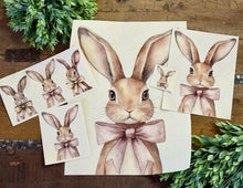 Load image into Gallery viewer, Water Color Rabbits Canvas- 5 Sizes