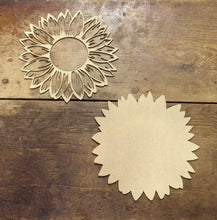 Load image into Gallery viewer, 3D Sunflower Wood Cutout