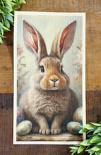 Load image into Gallery viewer, Bunny Floral Painting Canvas - 5 Sizes