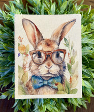 Load image into Gallery viewer, Rabbit w/ Glasses Canvas - 3 Sizes