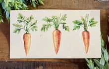 Load image into Gallery viewer, Watercolor Carrots Canvas Print- 2 Sizes