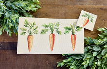Load image into Gallery viewer, Watercolor Carrots Canvas Print- 2 Sizes