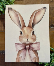 Load image into Gallery viewer, Water Color Rabbits Canvas- 5 Sizes