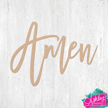Load image into Gallery viewer, Amen Word Cutout C25-07