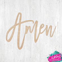 Load image into Gallery viewer, Amen Word Cutout C25-07