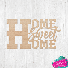Load image into Gallery viewer, Home Sweet Home Wood Cutout C26-05