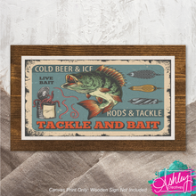 Load image into Gallery viewer, Beer &amp; Ice Tackle  Canvas Prints CA26-04