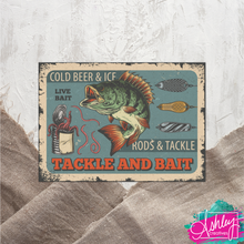 Load image into Gallery viewer, Beer &amp; Ice Tackle  Canvas Prints CA26-04