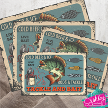 Load image into Gallery viewer, Beer &amp; Ice Tackle  Canvas Prints CA26-04