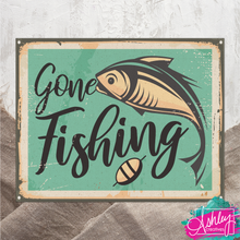 Load image into Gallery viewer, Gone Fishing Canvas Prints CA26-04