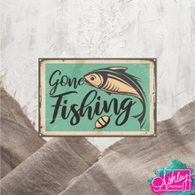 Load image into Gallery viewer, Gone Fishing Canvas Prints CA26-04