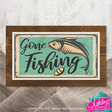 Load image into Gallery viewer, Gone Fishing Canvas Prints CA26-04
