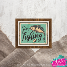 Load image into Gallery viewer, Gone Fishing Canvas Prints CA26-04