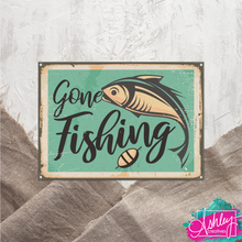 Load image into Gallery viewer, Gone Fishing Canvas Prints CA26-04