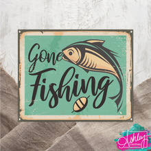 Load image into Gallery viewer, Gone Fishing Canvas Prints CA26-04