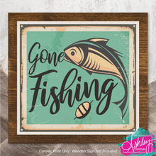 Load image into Gallery viewer, Gone Fishing Canvas Prints CA26-04