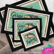 Load image into Gallery viewer, Gone Fishing Canvas Prints CA26-04