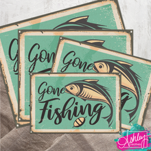 Load image into Gallery viewer, Gone Fishing Canvas Prints CA26-04