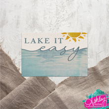 Load image into Gallery viewer, Lake it Easy Canvas Prints  CA26-04