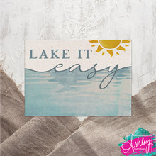 Load image into Gallery viewer, Lake it Easy Canvas Prints  CA26-04