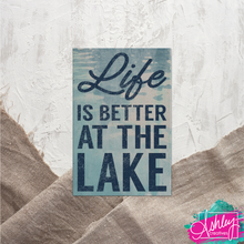 Load image into Gallery viewer, Life is Better at the Lake Canvas Prints CA26-04