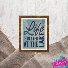 Load image into Gallery viewer, Life is Better at the Lake Canvas Prints CA26-04