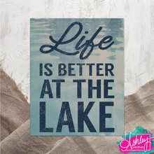 Load image into Gallery viewer, Life is Better at the Lake Canvas Prints CA26-04