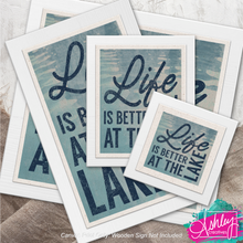 Load image into Gallery viewer, Life is Better at the Lake Canvas Prints CA26-04