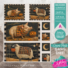 Load image into Gallery viewer, Halloween Pig &amp; Sheep Gang Sheet A CA26-06