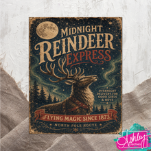 Load image into Gallery viewer, Midnight Reindeer Express CA26-09
