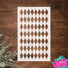 Load image into Gallery viewer, Stencil - Argyle Pattern CL26-06