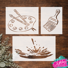 Load image into Gallery viewer, Stencil -Paint Splash Bundle CL26-06