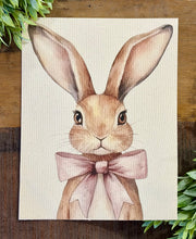 Load image into Gallery viewer, Water Color Rabbits Canvas- 5 Sizes