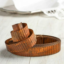 Load image into Gallery viewer, Rusty Tin Corrugated Ribbon