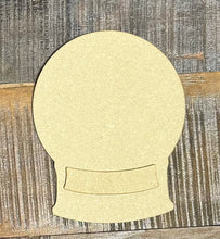 Load image into Gallery viewer, Snow Globe Ornament - WOOD BLANK