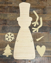 Load image into Gallery viewer, Snowman Porch Leaner - WOOD BLANK