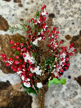 Load image into Gallery viewer, Snow Cranberry Spray 33.5" (Red/White)