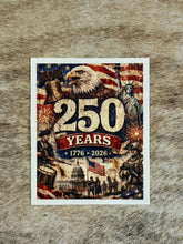 Load image into Gallery viewer, America 250 Years Canvas Print - 5 Sizes