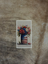 Load image into Gallery viewer, Mason Jar Patriotic Canvas Print - 4 Sizes