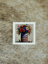 Load image into Gallery viewer, Mason Jar Patriotic Canvas Print - 4 Sizes