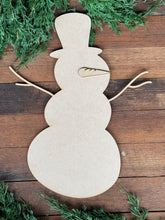 Load image into Gallery viewer, Snowman Wood Blanks