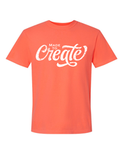 Load image into Gallery viewer, Neon Red Orange Comfort Colors T Shirt