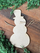 Load image into Gallery viewer, Snowman Wood Blanks