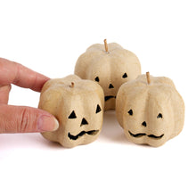 Load image into Gallery viewer, Paper Mache Mini Jack-O-Lantern Pumpkins (Set of 3)